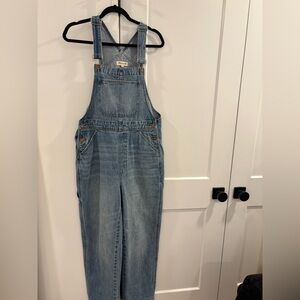 Madewell Light Blue Denim Overalls with Front Bib